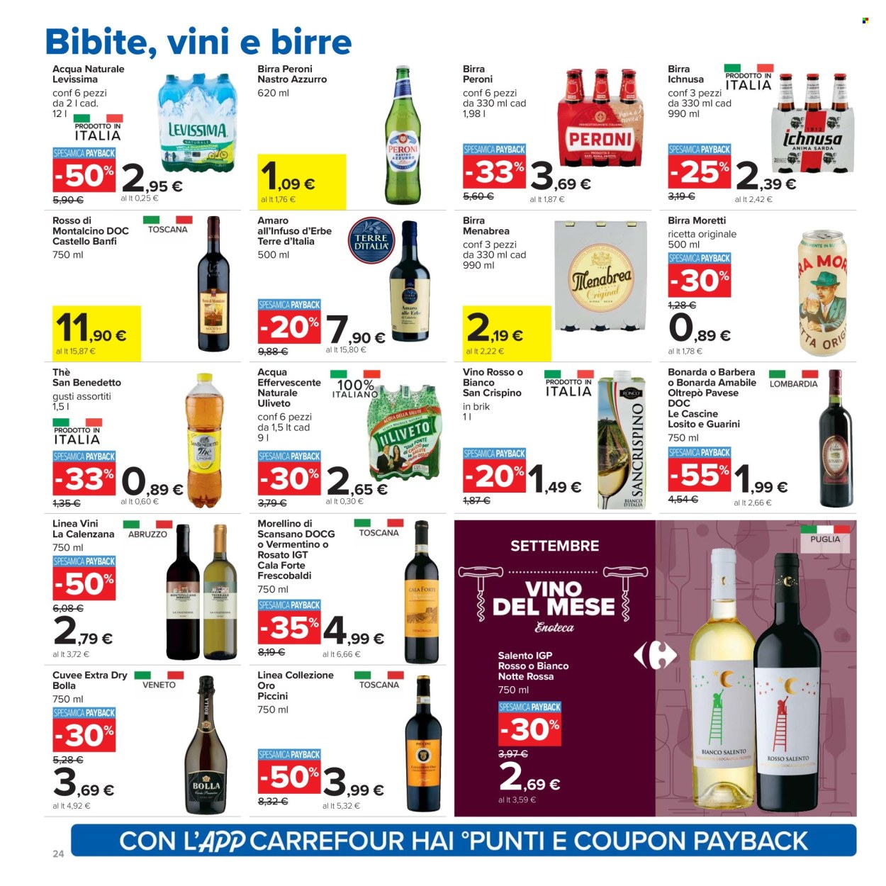 Volantino Carrefour - 5/9/2025 - 14/9/2025. Pagina 24