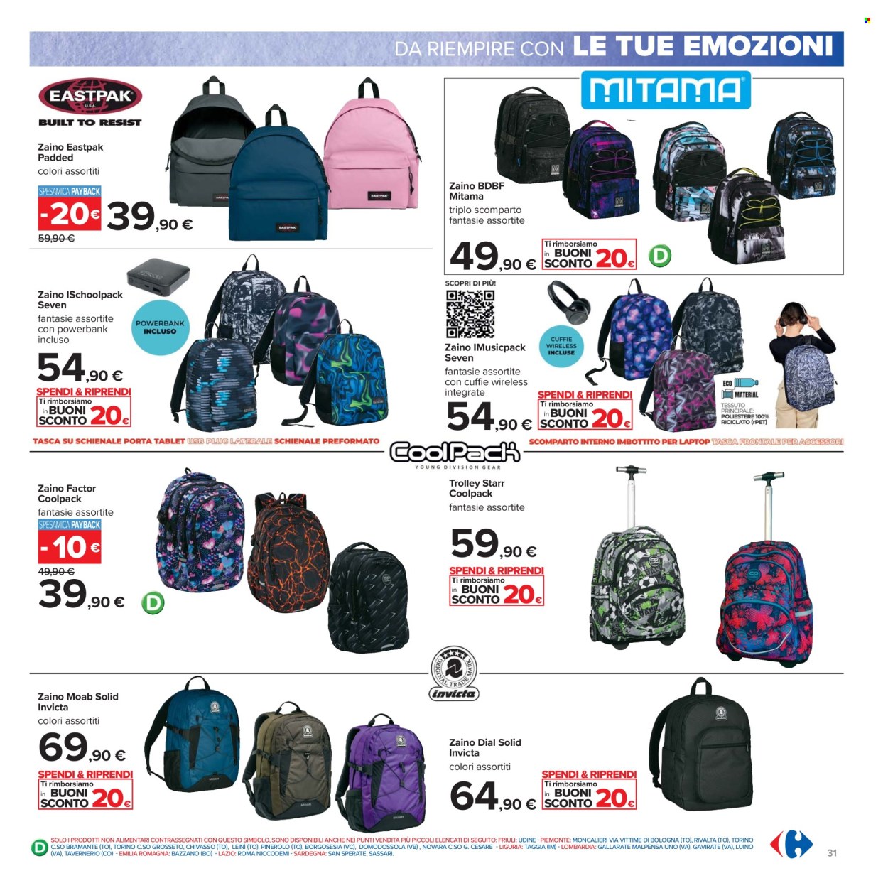 Volantino Carrefour - 5/9/2025 - 14/9/2025. Pagina 31