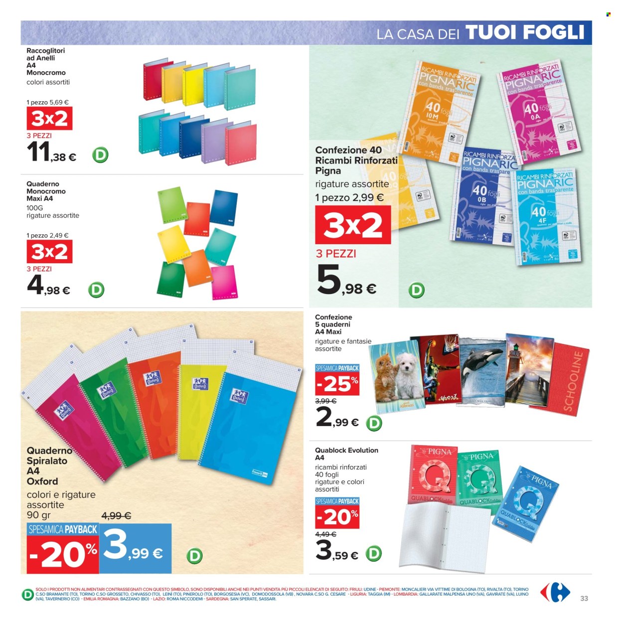 Volantino Carrefour - 5/9/2025 - 14/9/2025. Pagina 33