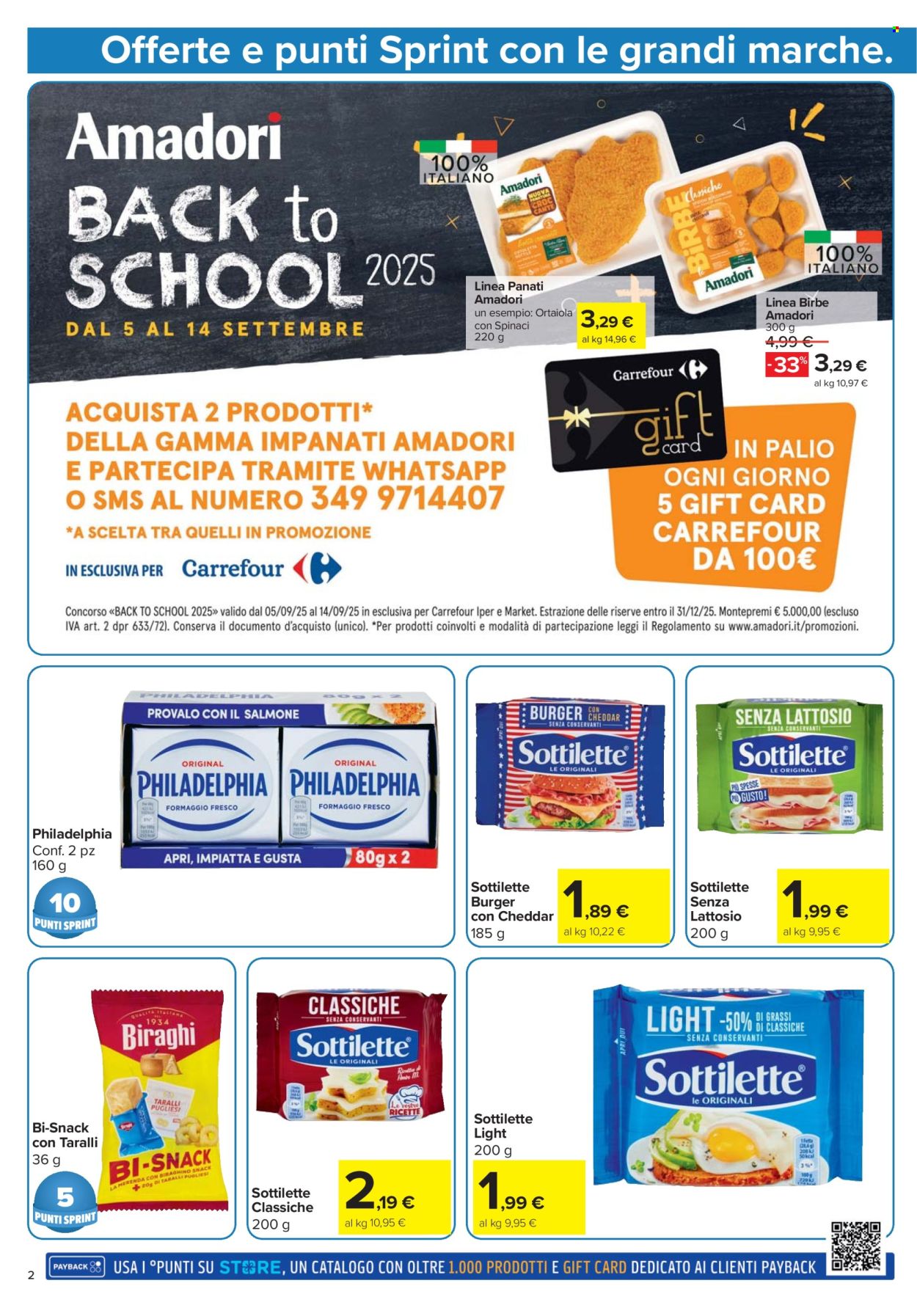 Volantino Carrefour - 5/9/2025 - 14/9/2025. Pagina 2