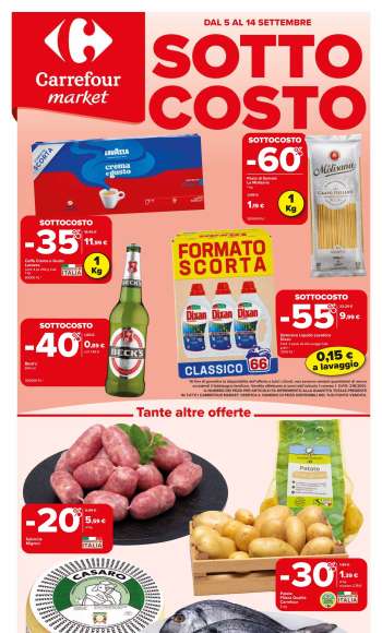Volantino Carrefour - 5/9/2025 - 14/9/2025.