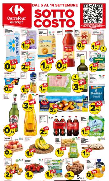 Volantino Carrefour - 5/9/2025 - 14/9/2025.