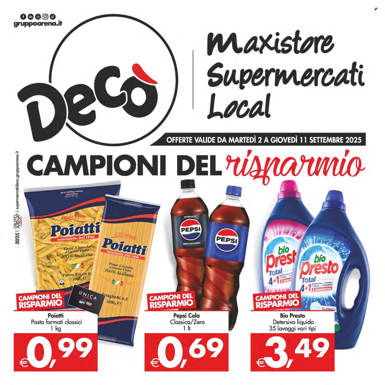 Volantino Deco - 2/9/2025 - 11/9/2025. Pagina 1