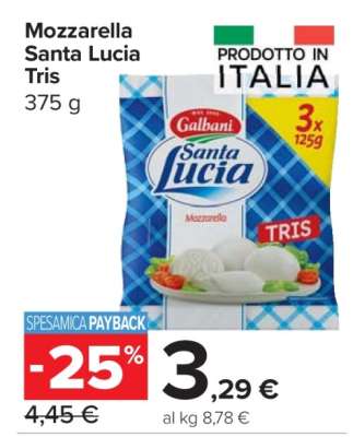 Mozzarella Santa Lucia Tris