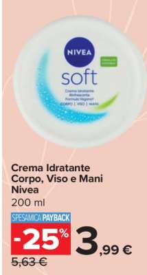 Crema Idratante Corpo, Viso e Mani Nivea