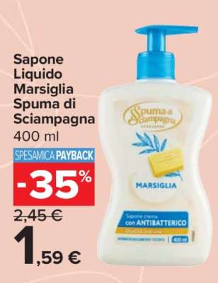 Sapone Liquido Marsiglia Spuma Di Sciampagna
