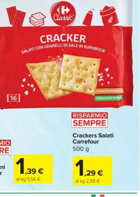 Crackers Salati Carrefour