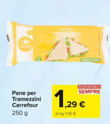 Pane per Tramezzini Carrefour
