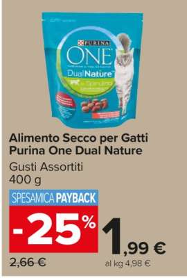 Alimento Secco per Gatti Purina One Dual Nature