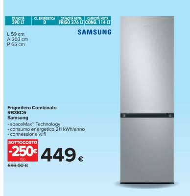 Frigorifero Combinato RB38C6