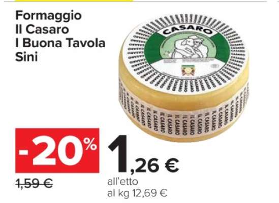 Formaggio Il Casaro I Buona Tavola Sini