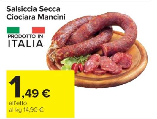 Salsiccia Secca Ciociara Mancini