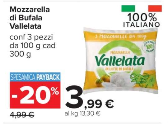 Mozzarella di Bufala Vallelata