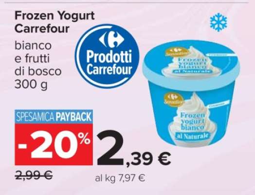 Frozen Yogurt Carrefour