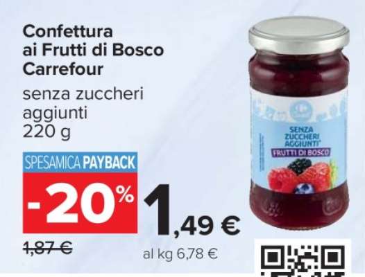 Confettura ai Frutti di Bosco Carrefour