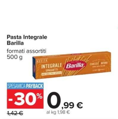 PASTA INTEGRALE BARILLA