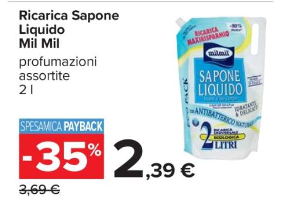 RICARICA SAPONE LIQUIDO MIL MIL