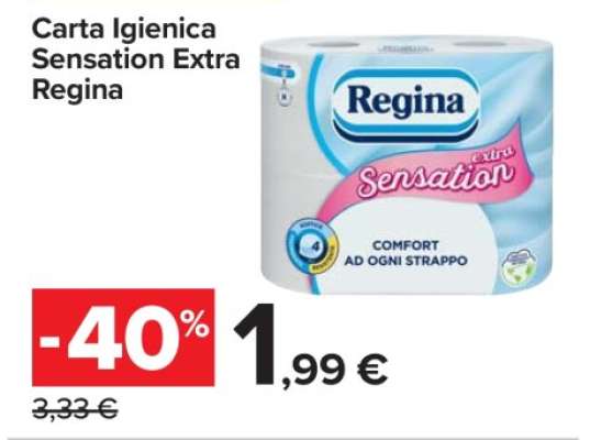 Carta Igienica Sensation Extra Regina