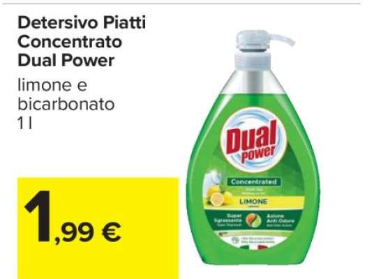 Detersivo Piatti Concentrato Dual Power