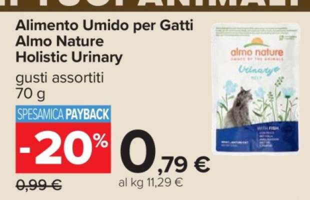 Alimento Umido per Gatti Almo Nature Holistic Urinary