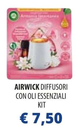 AIRWICK DIFFUSORI CON OLI ESSENZIALI KIT