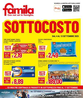 Volantino Famila - 4/9/2025 - 17/9/2025.