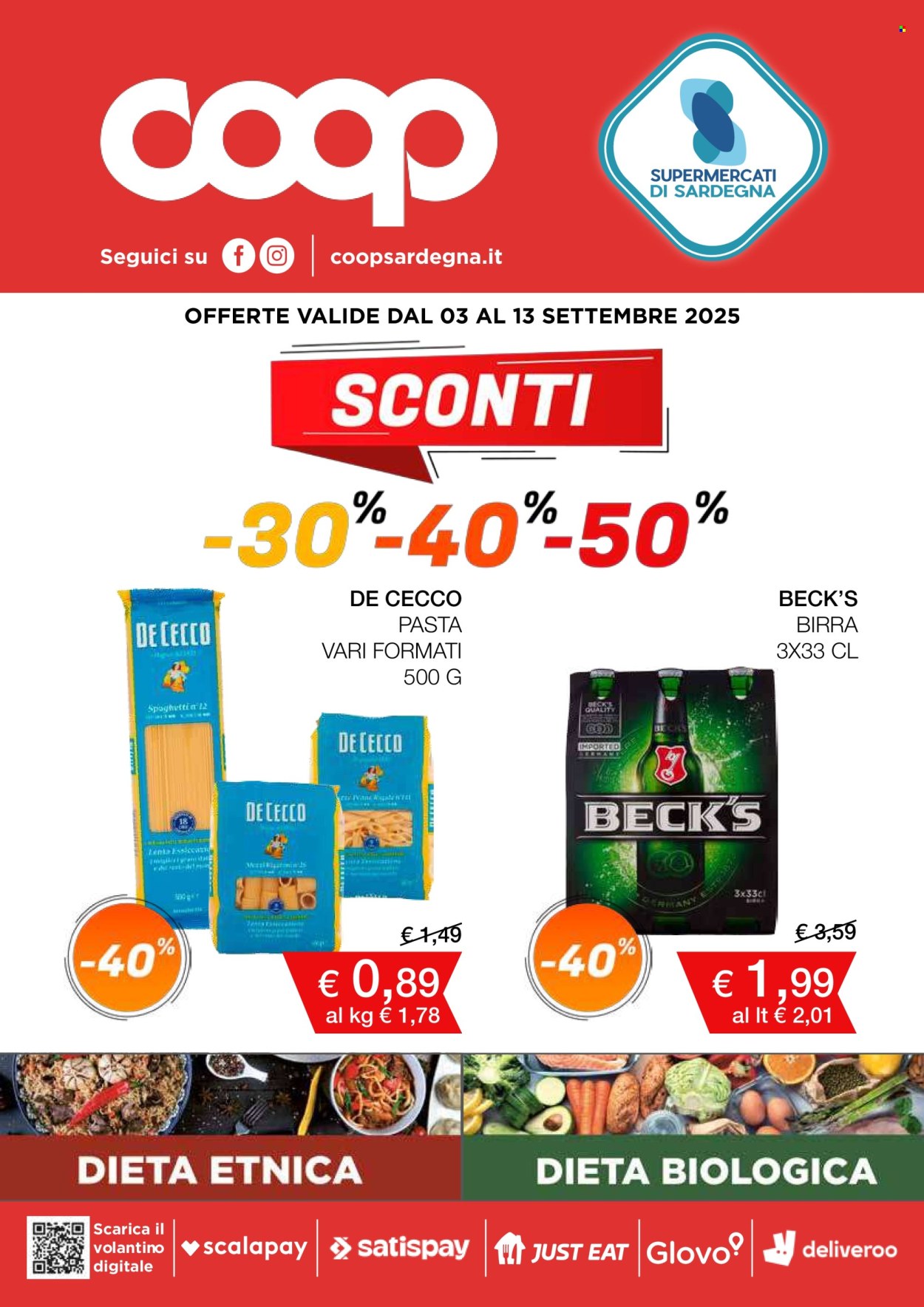 Volantino Coop - 3/9/2025 - 13/9/2025. Pagina 1