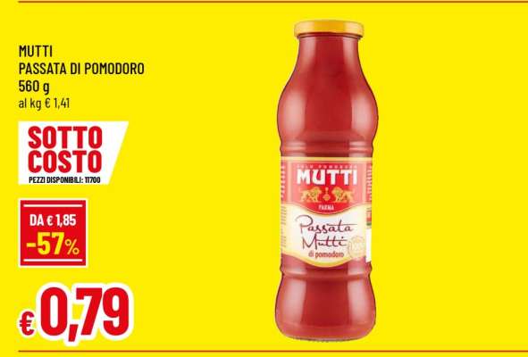 MUTTI passata di pomodoro