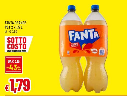 Fanta Orange PET 2 x 1,5 L