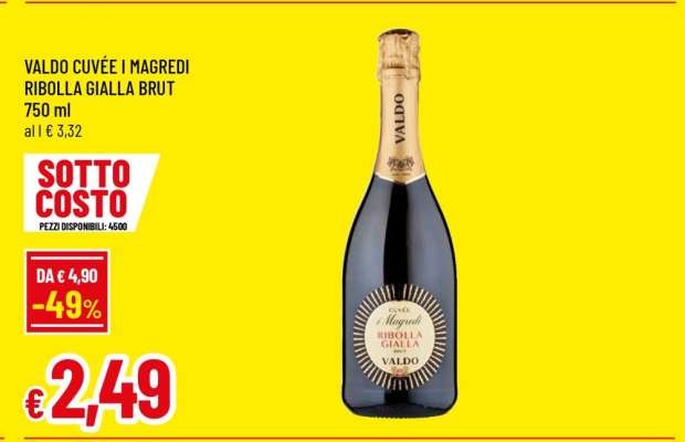 VALDO CUVÉE I MAGREDI RIBOLLA GIALLA BRUT
