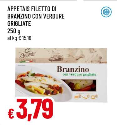 Appetais Filetto di Branzino con Verdure Grigliate