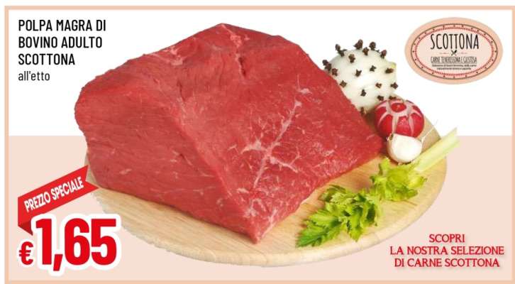 POLPA MAGRA DI BOVINO ADULTO SCOTTONA