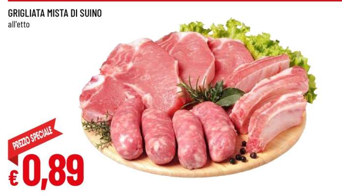 Grigliata mista di suino