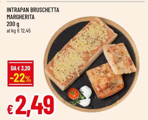 INTRAPAN BRUSCHETTA MARGHERITA