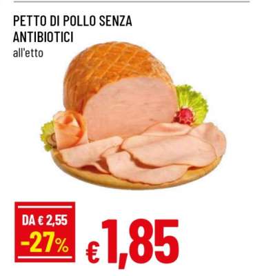 PETTO DI POLLO SENZA ANTIBIOTICI