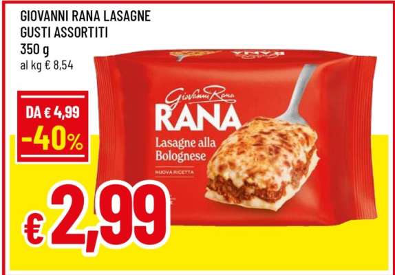 GIOVANNI RANA LASAGNE GUSTI ASSORTITI