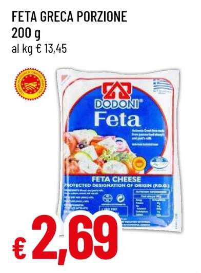 FETA GRECA PORZIONE