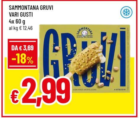 SAMMONTANA GRUVI VARI GUSTI