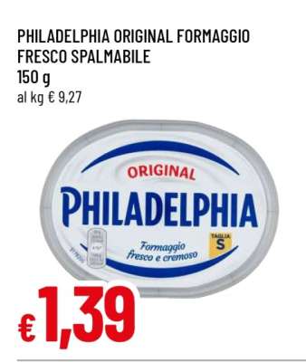 PHILADELPHIA ORIGINAL FORMAGGIO FRESCO SPALMABILE