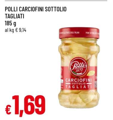 POLLI CARCIOFINI SOTTOLIO TAGLIATI