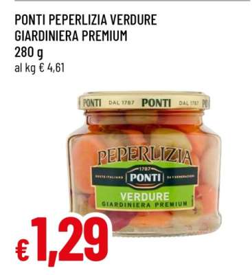PONTI PEPERLIZIA VERDURE GIARDINIERA PREMIUM