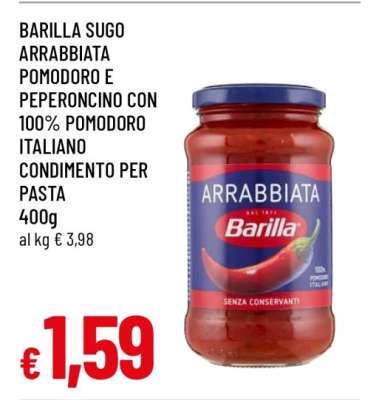 BARILLA SUGO ARRABBIATA