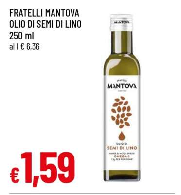 FRATELLI MANTOVA OLIO DI SEMI DI LINO