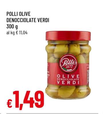 POLLI OLIVE DENOCCIOLATE VERDI