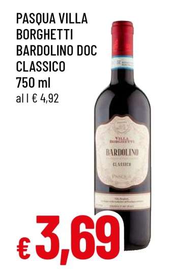 PASQUA VILLA BORGHETTI BARDOLINO DOC CLASSICO