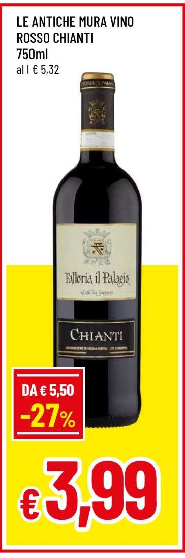 LE ANTICHE MURA VINO ROSSO CHIANTI