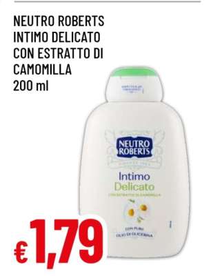 NEUTRO ROBERTS INTIMO DELICATO CON ESTRATTO DI CAMOMILLA