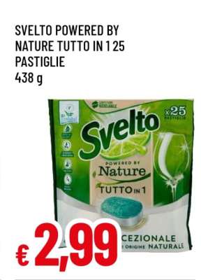 Svelto Powered by Nature Tutto in 1 25 Pastiglie