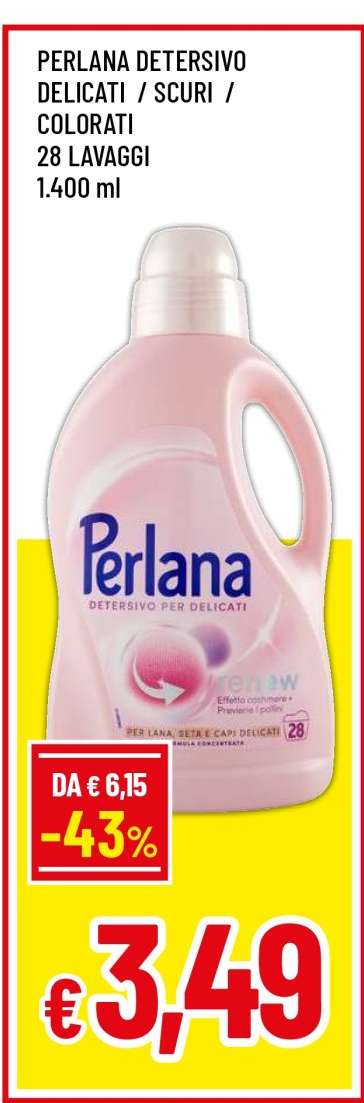 Perlana Detersivo Delicati / Scuri / Colorati