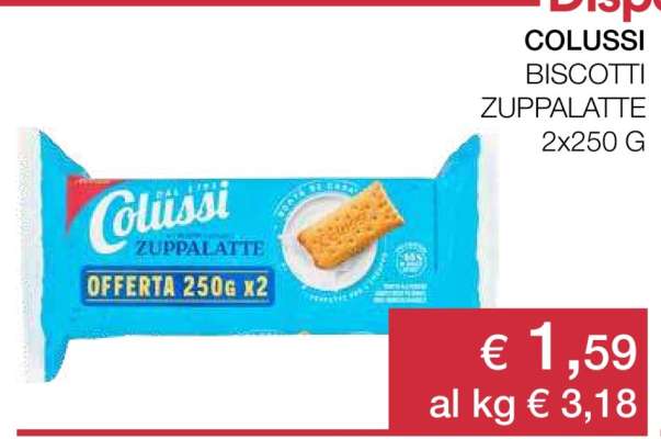 COLUSSI BISCOTTI ZUPPALATTE